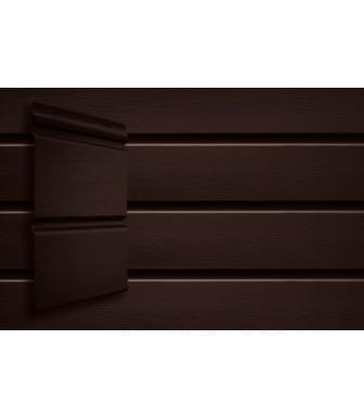 Сайдинг Grand Line Double-Брус ACRYL Тёмный Дуб 